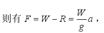 重力W的货物由电梯载运下降，当电梯加速下降、匀速下降及减速下降时，货物对地板的压力分别为R1、R2、R3,它们之间的关系为：