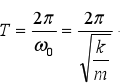 图示装置中， 已知质量m=200kg，弹簧刚度k=100N/cm，刚图中各装置的振动周期为：（）。