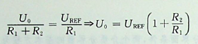 在图示电路中，A为理想运箅放大器，三端集成稳压器的2、3端之间的电压用 UREF表示。则电路的输出电压可表示为（）。
