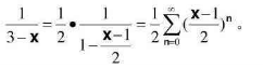 函数1/ (3-x) 展开成(X-1) 的幂级数是：