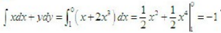设L是抛物线上从点A (1,1) 到点O (0,0) 的有向弧线，则对坐标的曲线积分等于（） 。