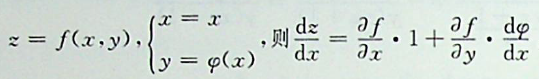 若z=f（x，y）和y=ψ（x）均可微，则等于（）。