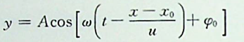 —横波沿一根弦线传播，其方程为y=-0.02cosπ（4x-50t）（SI），该波的振幅与波长分別为（）。