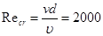 已知10℃时水的运动黏滞系数v＝1.31×10﹣6m2／s，管径为d＝50mm的水管，在水温t＝10℃时，管内要保持层流的最大流速是（　　）。