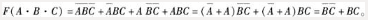 逻辑函数F=f (A. B、C)的真值表如表7-4-1所示，由此可知(  ) 。