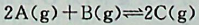 某温度下，在密闭容器中进行如下反应，开始时，p（A）= p（B） = 300kPa，p(C)=0kPa，平衡时，p(C) = 100kPa，在此温度下反的标准平衡常数是（）。