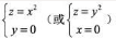 在空间直角坐标系中，方程所表示的图形是(  )。