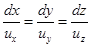 设流场的表达式为uX=x+t，uy=-y+t，uZ=0，则t=1时，通过空间点(1，2，3)的流线为（　　）。