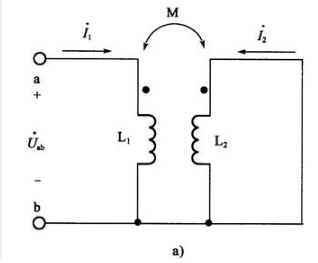 如图所示含耦合电感电路中，已知。ab端的等效电感为（）。