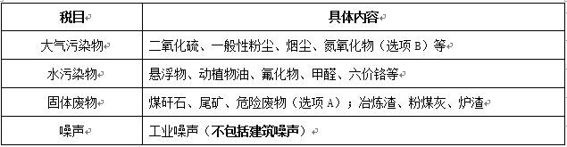 下列排放物中，属于环境保护税征收范围的有（    ）。