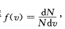 某种理想气体的总分子数为N，分子速率分布函数为f (v) ，则速率在v1→v2区间内的分子数是：