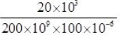 已知拉杆横截面积，弹性模量E=200GPa，横向变形系数μ=0.3，轴向拉力F=20kN，拉杆的横向应变 ε‘是（）。