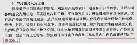 我国实行最严格的耕地保护制度，要求“十二五”期间单位国内生产总值建设用地下降（ ）。