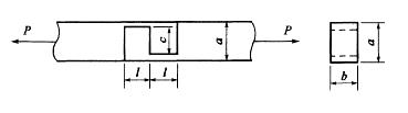 图示连接件，两端受拉力作用，接头的挤压面积为：