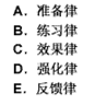 在实际教学中，不难发现，越是学习好的学生越愿意学，这符合桑代克提出的（　　）。